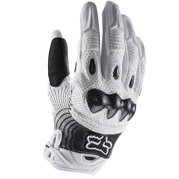 Cross Handschuhe FOX Bomber White Black