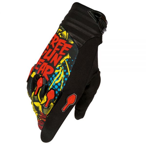 Cross Handschuhe Freegun Devo Iron Black Red Blue - Kinder