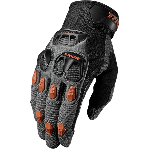 Cross Handschuhe Thor Defend Charcoal Orange