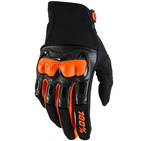 Cross Handschuhe 100% Destricted Black Orange