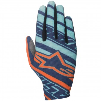 Cross Handschuhe Alpinestars Dune Turquoise Orange Cross Handschuhe Alpinestars Dune Turquoise Orange