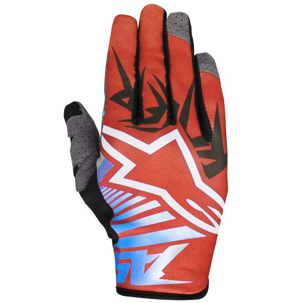 Cross Handschuhe Alpinestars Racer Braap Red Blue White