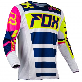 Cross Trikot FOX 180 Falcon Navy White 045