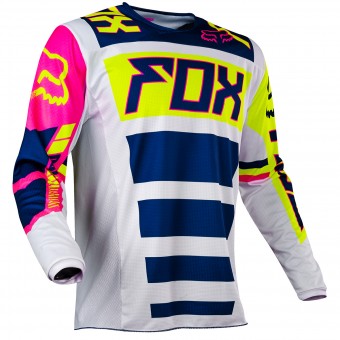 Cross Trikot FOX 180 Falcon Navy White 045 - Kinder
