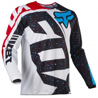 Cross Trikot FOX 180 Nirv Red White 054 - Kinder