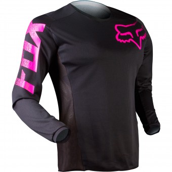 Cross Trikot FOX Blackout Black Pink 285