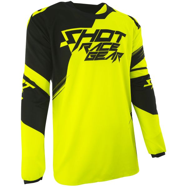 Cross Trikot SHOT Contact Claw Neon Yellow