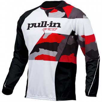 Cross Trikot pull-in Fighter Camo Black White Red