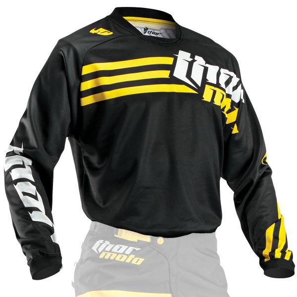 Cross Trikot Thor Phase Strands Black Yellow