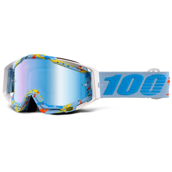 Crossbrille 100% Racrcraft Hyperloop Mirror Blue