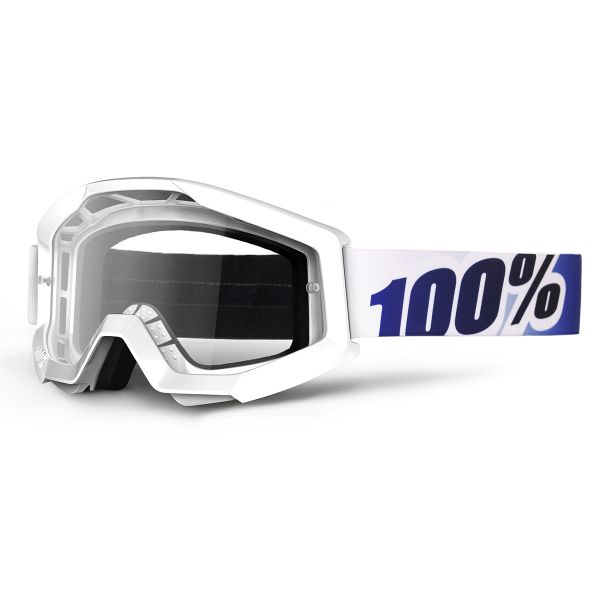 Thor Crossbrille Combat In Weiß – Motocross-Brille, Kratzfeste Scheibe, UV-Schutz, Mit Tear-Off System