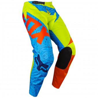 Cross Hose FOX 180 Nirv Yellow Blue Pant 586- Kinder