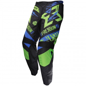 Cross Hose Freegun Devo Trooper Green Blue Pant - Kinder Cross Hose Freegun Devo Trooper Green Blue Pant - Kinder
