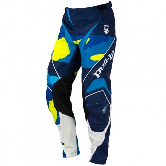 Cross Hose pull-in Fighter Camo Blue Neon Yellow Pant