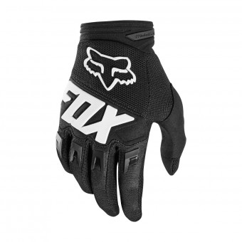 Cross Handschuhe FOX Dirtpaw Race Black White 001 Cross Handschuhe FOX Dirtpaw Race Black White 001