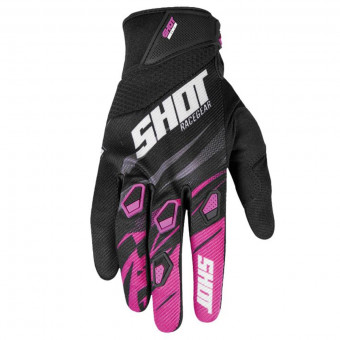 Cross Handschuhe SHOT Devo Ventury Neon Pink Fushia CE Kid Cross Handschuhe SHOT Devo Ventury Neon Pink Fushia CE Kid