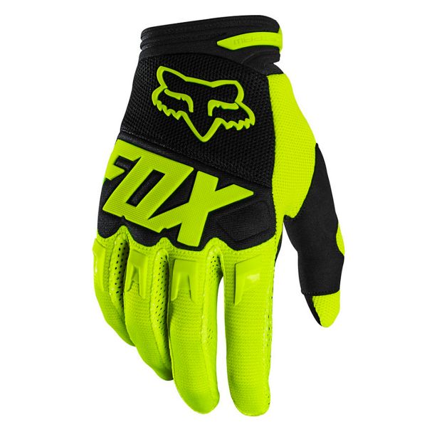 Cross Handschuhe FOX Dirtpaw Race Fluo Yellow (130)