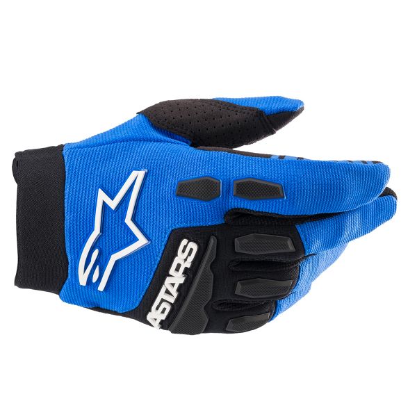 Cross Handschuhe Alpinestars Full Bore Blue Black Kid