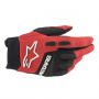 Cross Handschuhe Alpinestars Full Bore Bright Red Black Kid