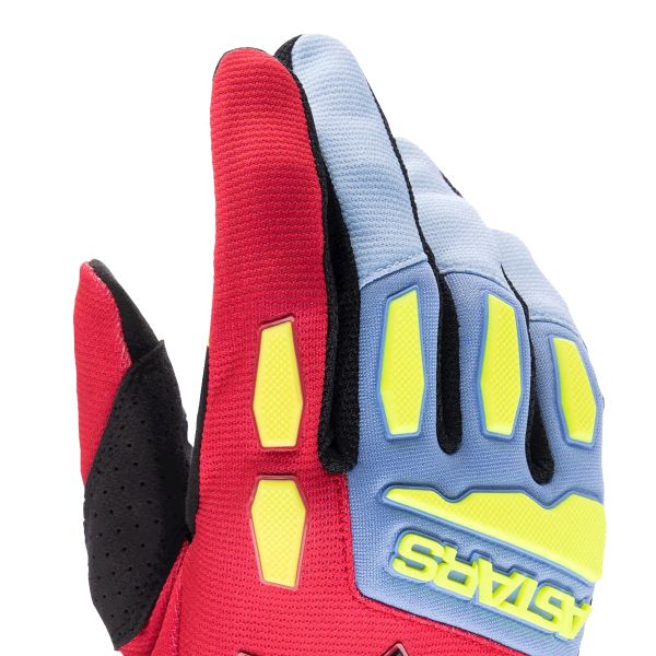 Alpinestars Full Bore Light Blue Red Berry Black