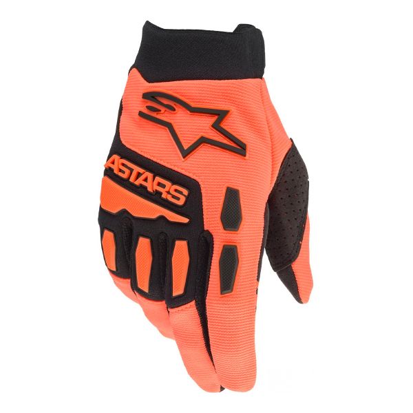 Cross Handschuhe Alpinestars Full Bore Orange Black