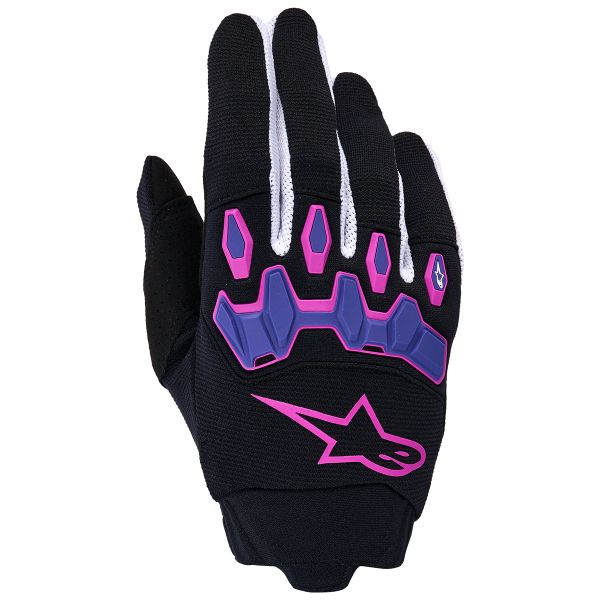 Cross Handschuhe Alpinestars Full Bore V2 Gloves Purple Black