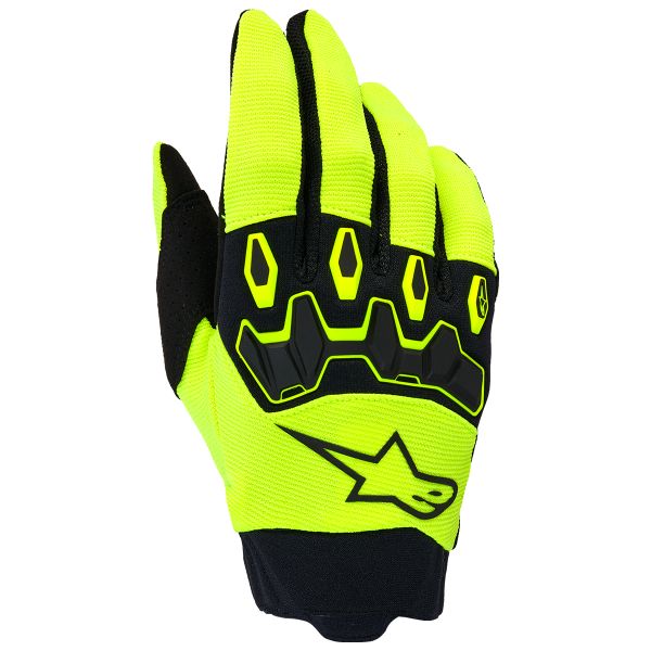 Cross Handschuhe Alpinestars Full Bore V2 Gloves Yellow Fluo Black