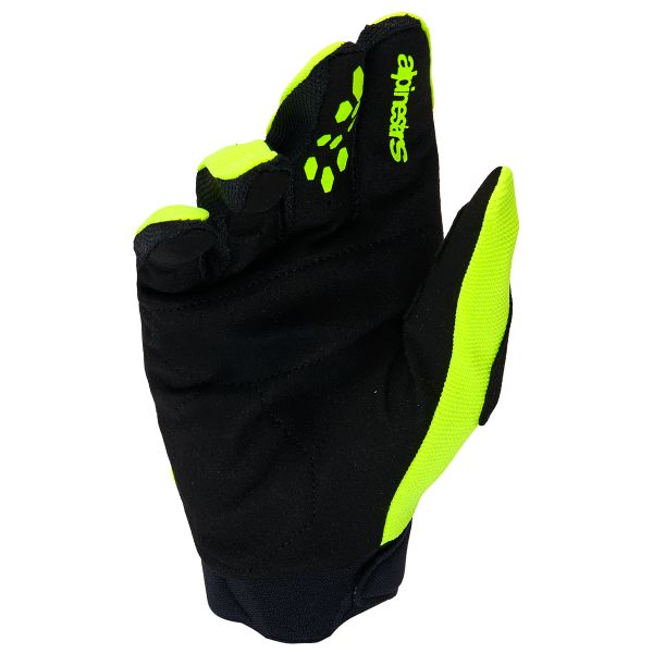 Alpinestars Full Bore V2 Gloves Yellow Fluo Black