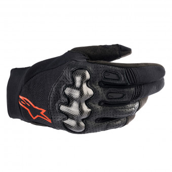 Cross Handschuhe Alpinestars Megawatt Gloves Black Red Fluo