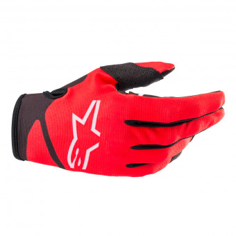 Cross Handschuhe Alpinestars Radar Glove Bright Red Black