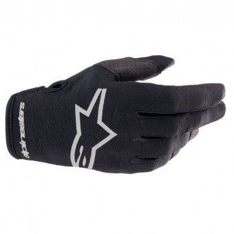 Cross Handschuhe Alpinestars Radar Gloves Black Brushed Silver