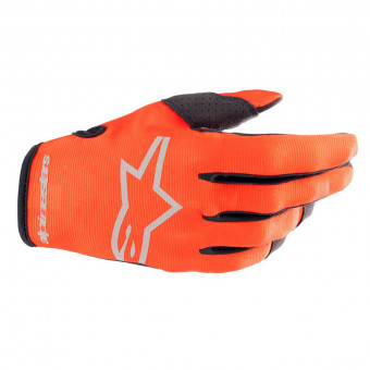 Cross Handschuhe Alpinestars Radar Gloves Hot Orange Black
