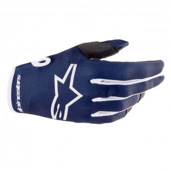 Cross Handschuhe Alpinestars Radar Gloves Night Navy White