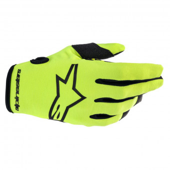 Cross Handschuhe Alpinestars Radar Gloves Yellow Fluo Black