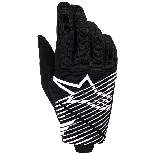 Cross Handschuhe Alpinestars Radar Pro Gloves Black White