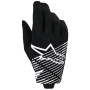 Cross Handschuhe Alpinestars Radar Pro Gloves Black White