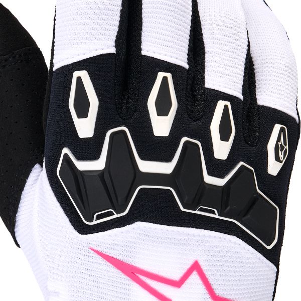 Alpinestars Stella Full Bore V2 Gloves White Pink Fluo Black