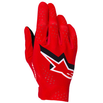 Cross Handschuhe Alpinestars Supertech Mx Gloves Fire Red Black White