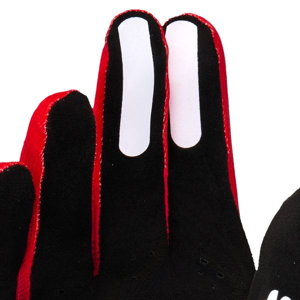 Alpinestars Supertech Mx Gloves Fire Red Black White