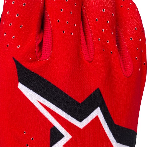 Alpinestars Supertech Mx Gloves Fire Red Black White