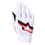 Cross Handschuhe Alpinestars Supertech Mx Gloves White Black Fire Red