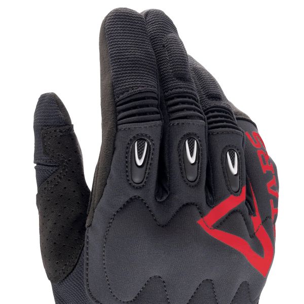 Alpinestars Techdura Glove Fire Red Black