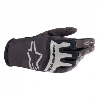 Cross Handschuhe Alpinestars Techstar Gloves Black Brushed Silver
