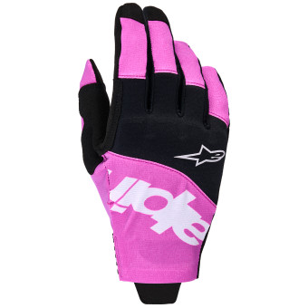 Cross Handschuhe Alpinestars Techstar Gloves Black Light Gray Purple