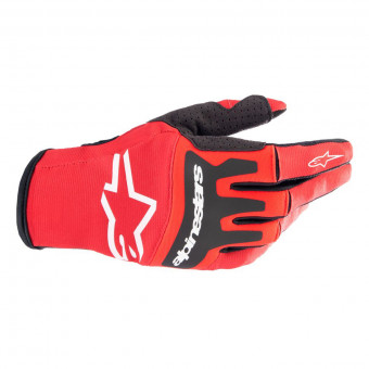 Cross Handschuhe Alpinestars Techstar Gloves Mars Red Black