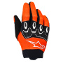 Cross Handschuhe Alpinestars Youth & Kids Full Bore V2 Gloves Orange White Black