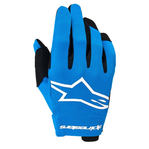 Cross Handschuhe Alpinestars Youth Radar Gloves Ucla Blue White