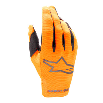 Cross Handschuhe Alpinestars Youth Radar Hot Orange Black
