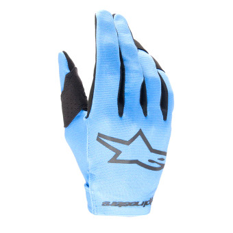 Cross Handschuhe Alpinestars Youth Radar Light Blue Black