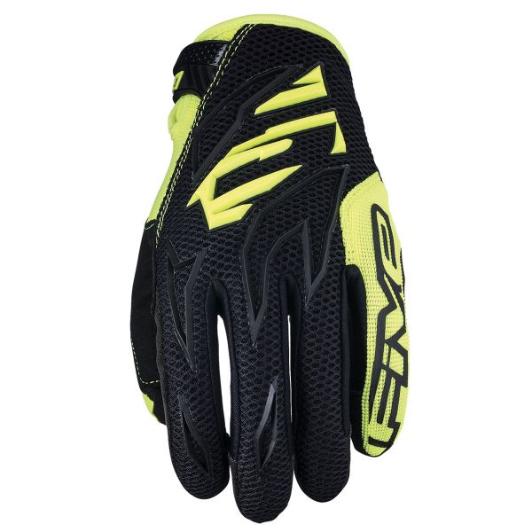 Cross Handschuhe Five Mxf3 Evo Black fluo Yellow